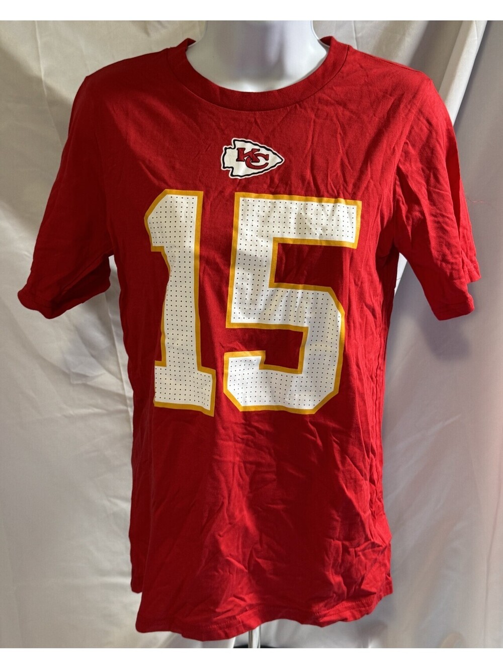 Nike Tee Kansas City Chiefs #15 Patrick Mahomes T Shirt Shirsey Youth Large NWT